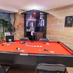 Stone House With Pool Table