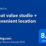 Great Value Studio + Convenient Location
