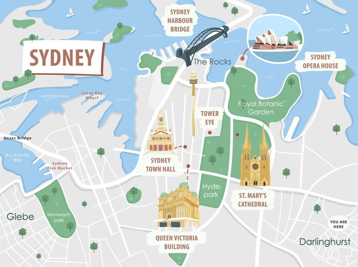 4 Story Terrace House In Darlinghurst Apartment *
