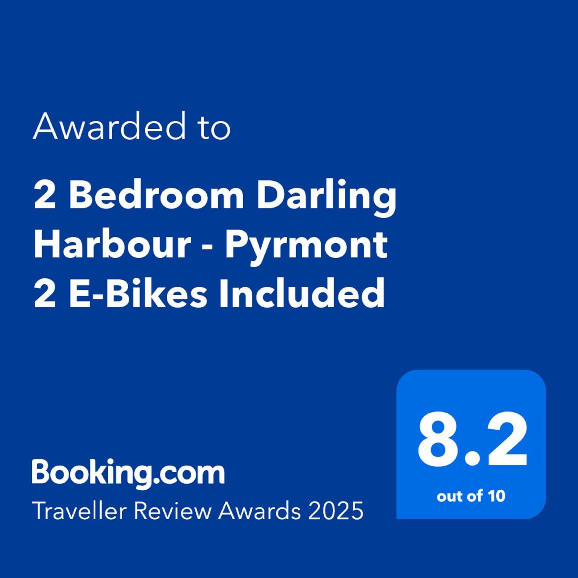 2 Bedroom Darling Harbour - Pyrmont 2 E-bikes Included