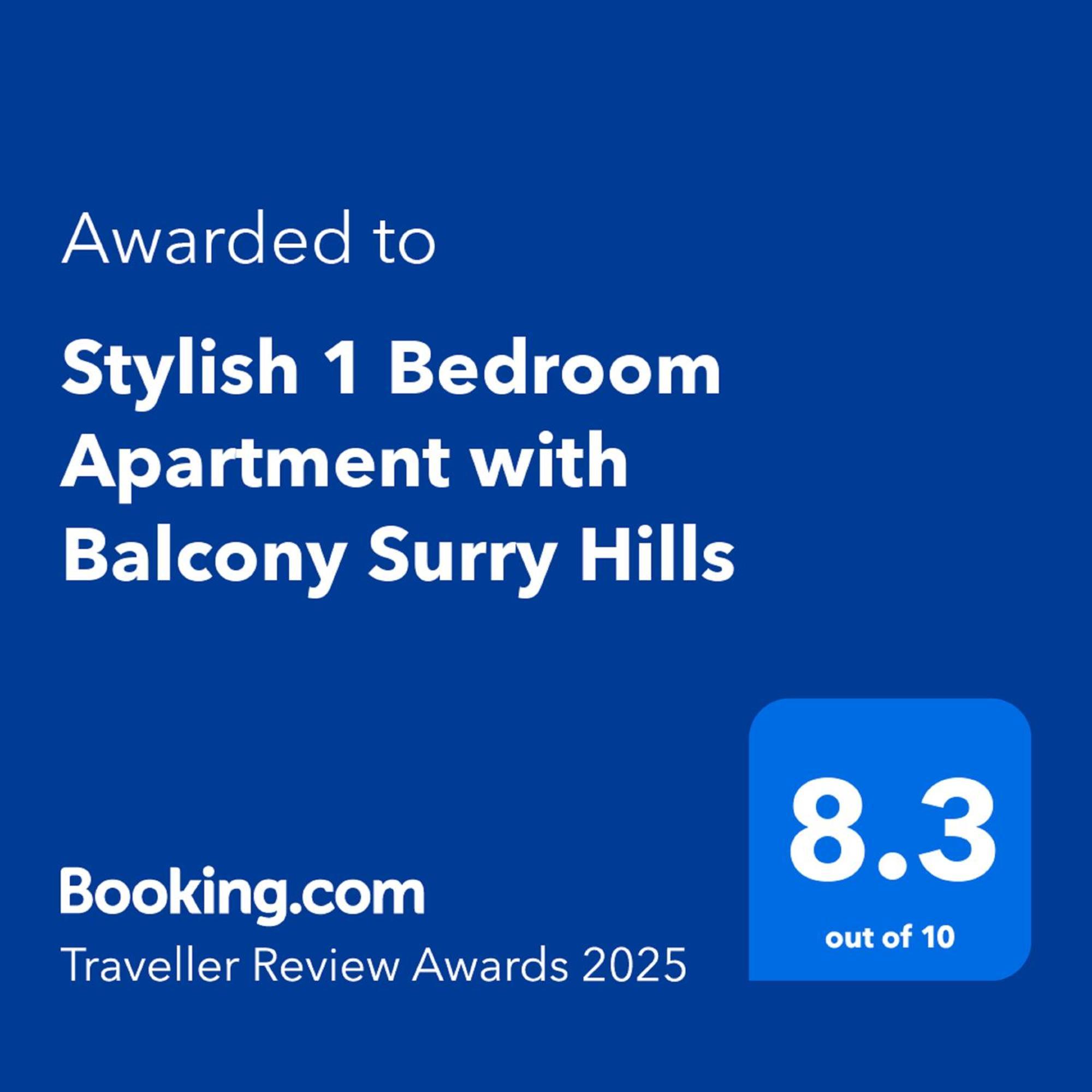 Stylish 1 Bedroom With Balcony Surry Hills * Sydney
