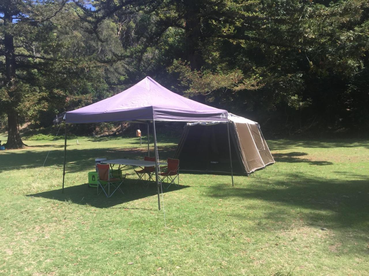Basin Ku Ring Gai Campsite Set Up Sydney