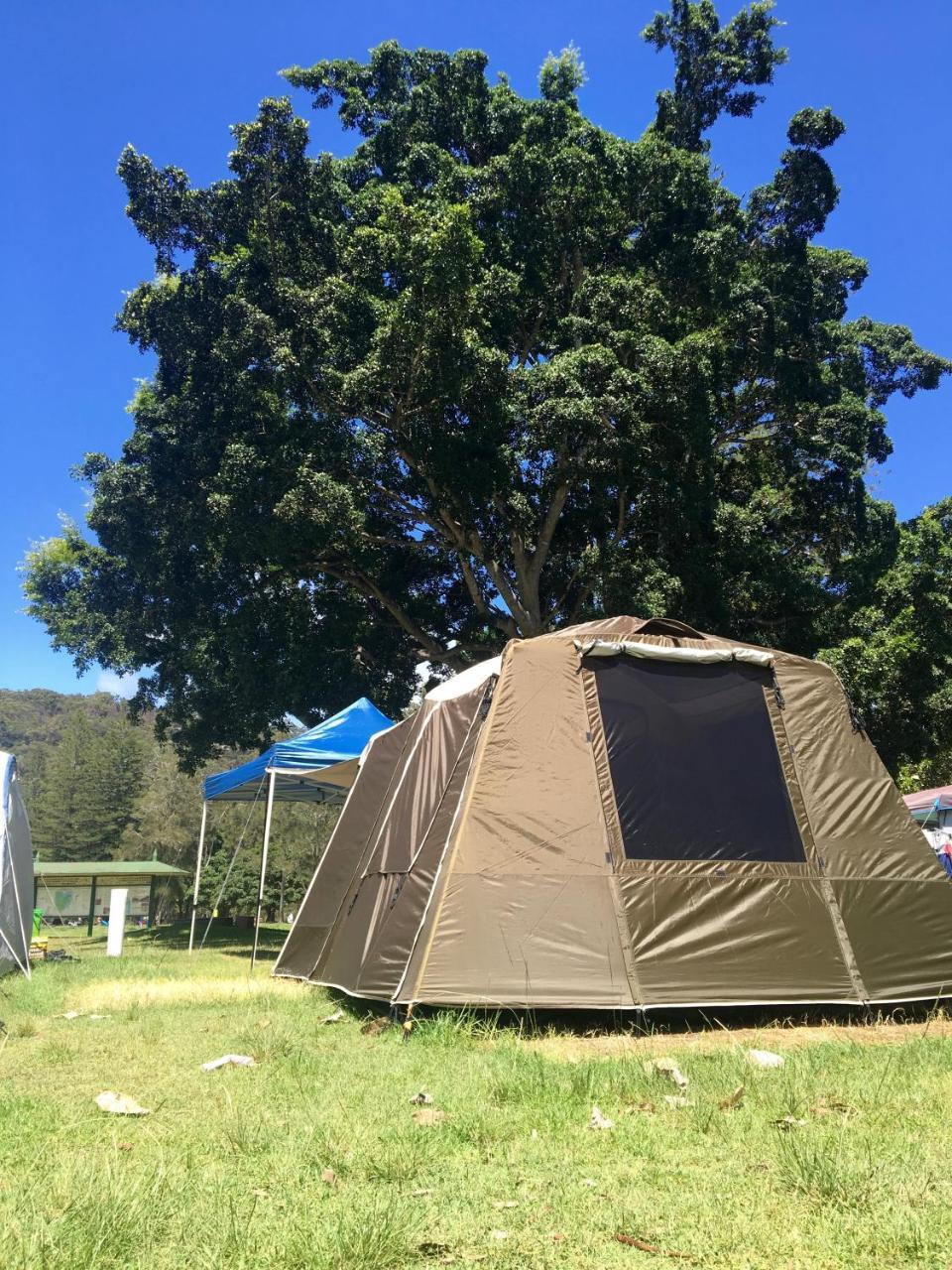 Luxury tent Basin Ku Ring Gai Campsite Set Up Sydney