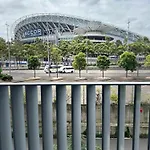 Sydney Olympic Park Walk To Aquatic Centre And Stadium