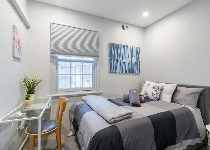 Chic Double Room - Ac - Next To Central Station - Nearby Cbd Usyd Uts Top Viewed Bistros - Shared Bathroom